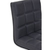 Sleek Grey Bar Chair