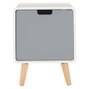 Golden Pine Bedside Storage