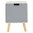 Golden Pine Bedside Storage