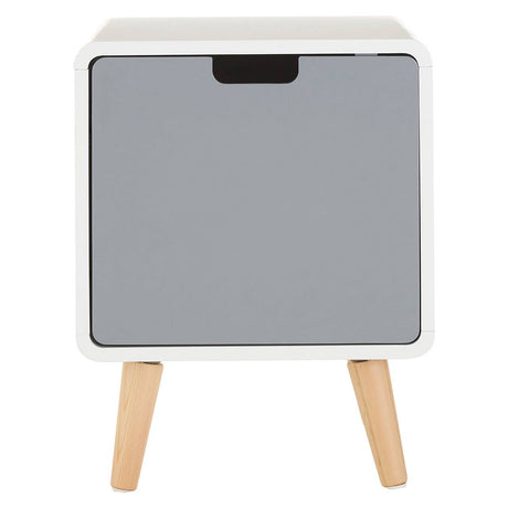 Golden Pine Bedside Storage