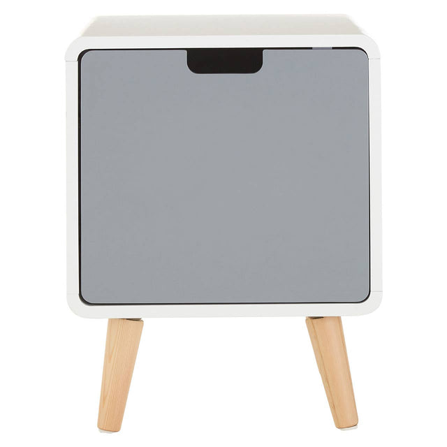 Golden Pine Bedside Storage