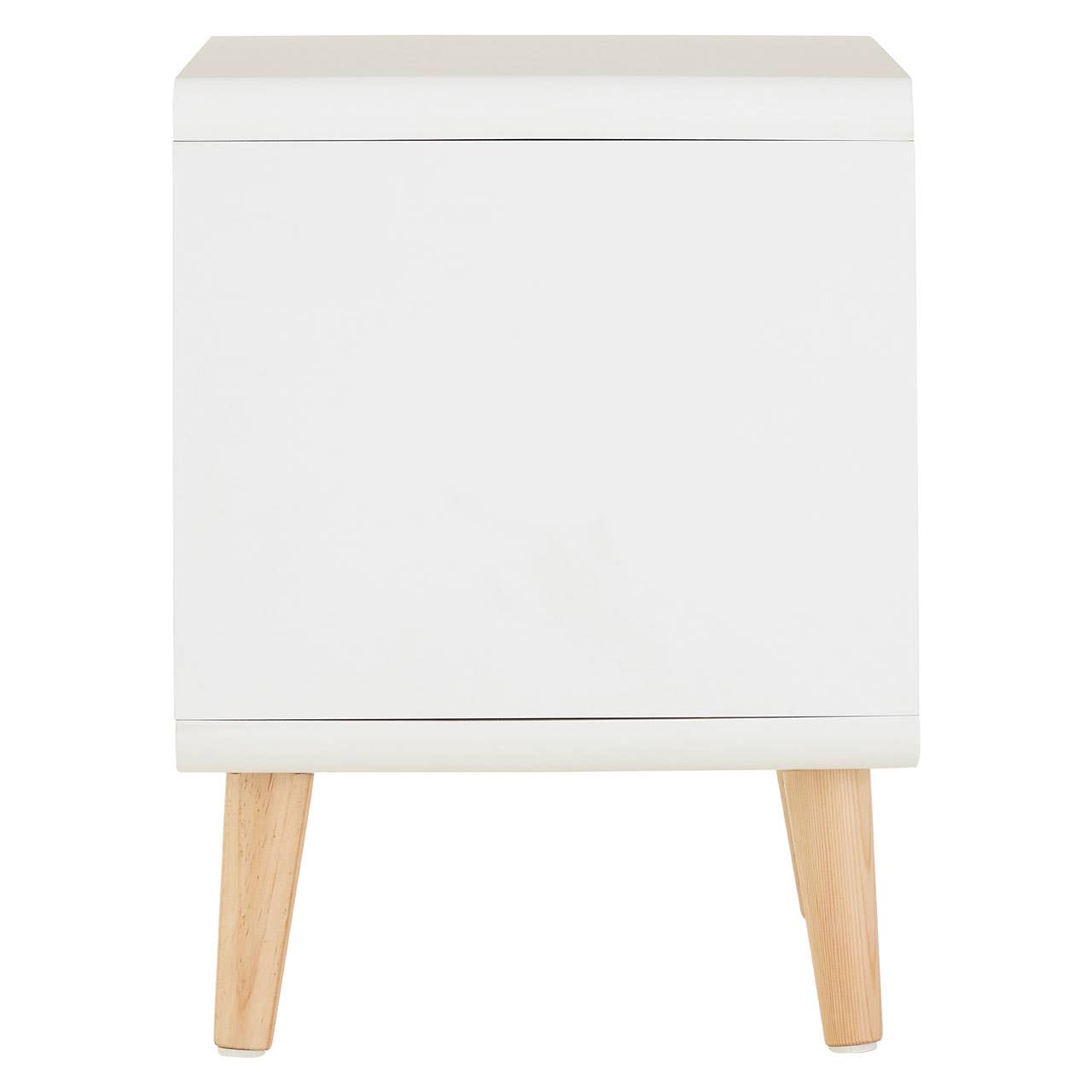 Golden Pine Bedside Storage