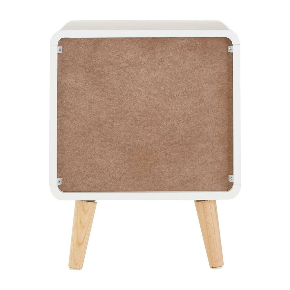 Golden Pine Bedside Storage