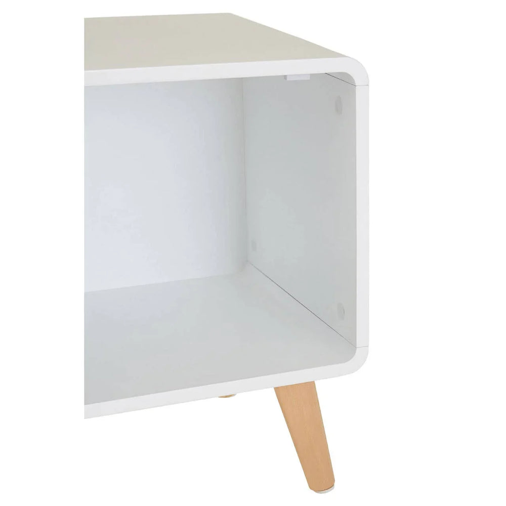 Golden Pine Bedside Storage