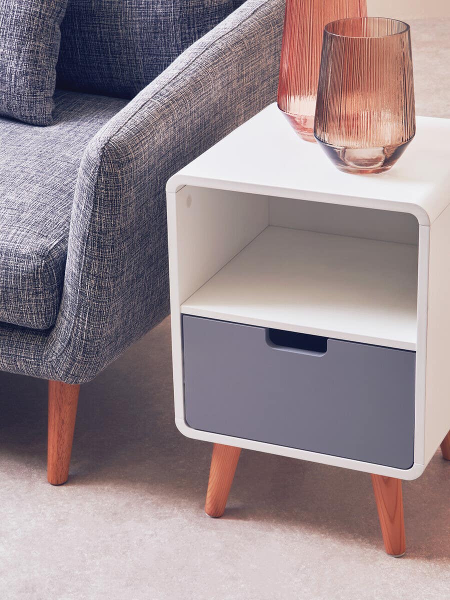 Chic Pine Leg Drawer Cabinet