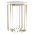Marble Cage Iron Table