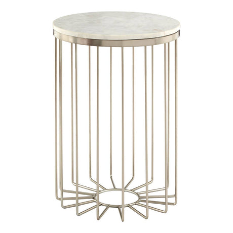 Marble Cage Iron Table