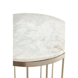 Marble Cage Iron Table