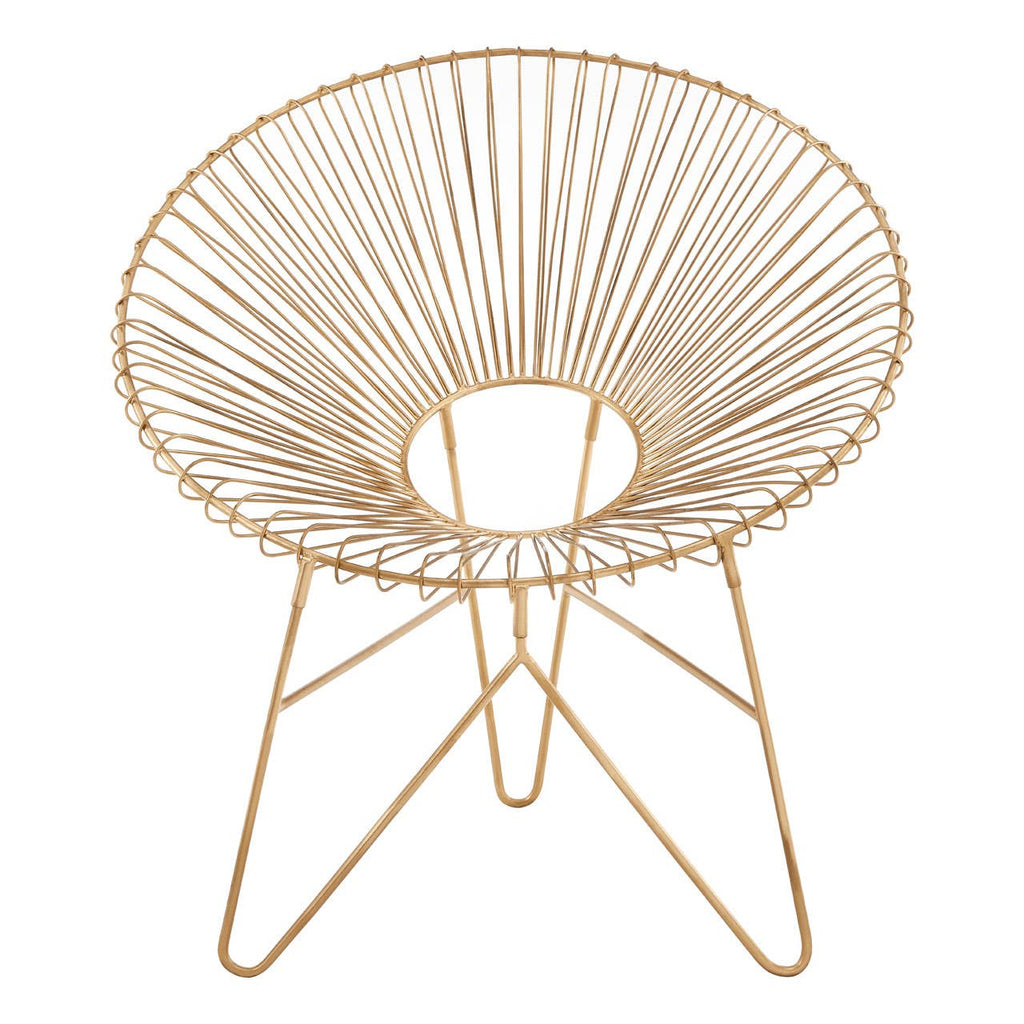 Modern Arching Metal Chair