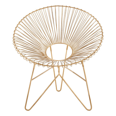 Modern Arching Metal Chair