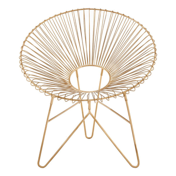 Modern Arching Metal Chair