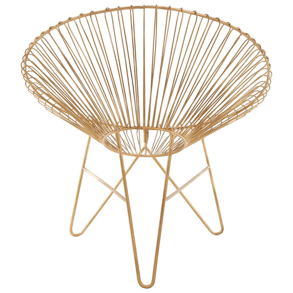 Modern Arching Metal Chair