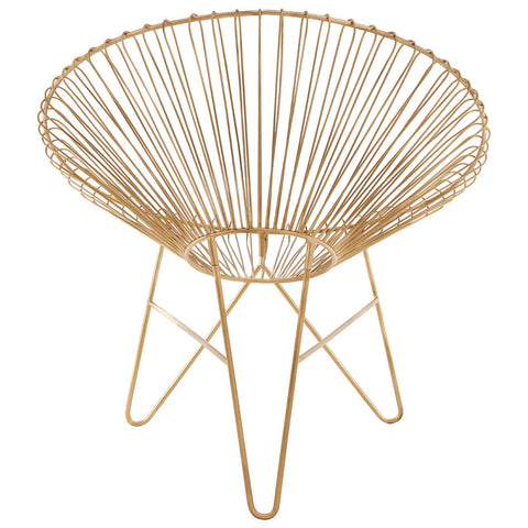 Modern Arching Metal Chair
