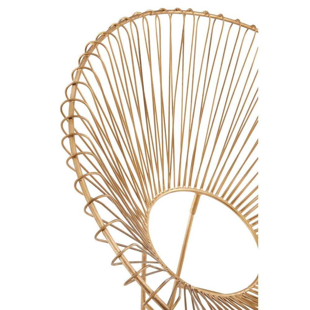 Modern Arching Metal Chair