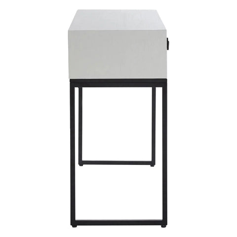 Geometric 2-Drawer Console Table