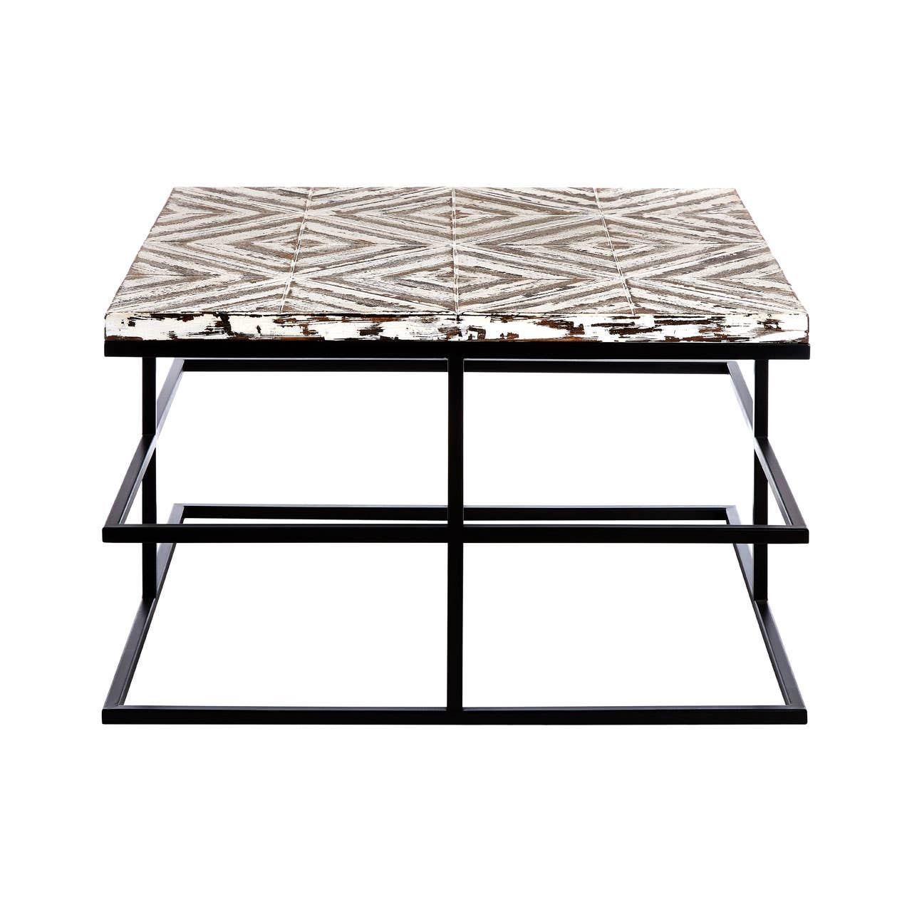 Rustic Geometric Coffee Table