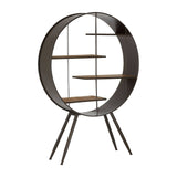Golden Wood Metal Shelf