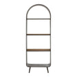 Arcing Metal Shelf Unit