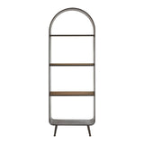 Arcing Metal Shelf Unit