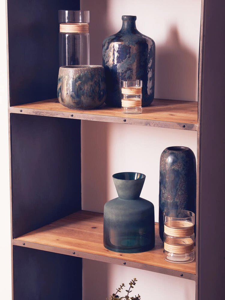 Arcing Metal Shelf Unit