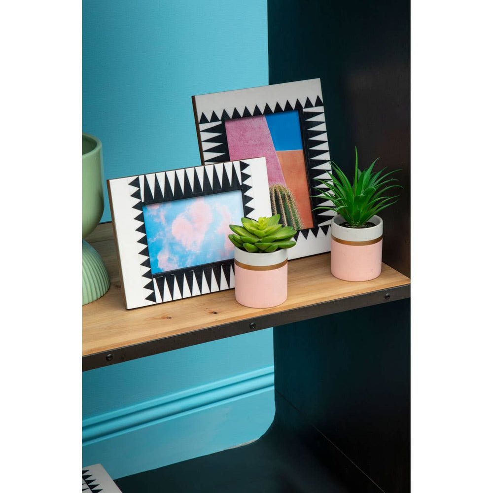 Arcing Metal Shelf Unit