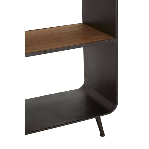 Arcing Metal Shelf Unit