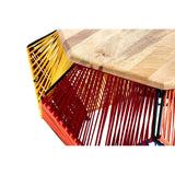 Colourful Corded Coffee Table