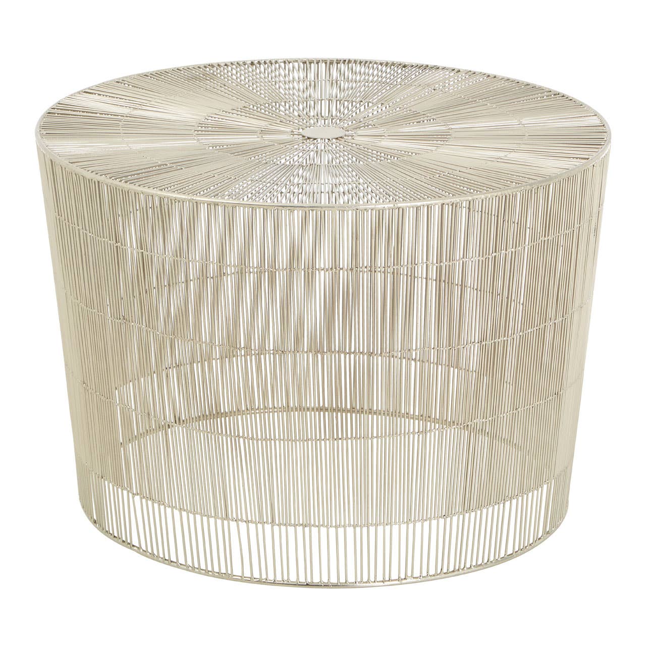 Round Iron Cage Table
