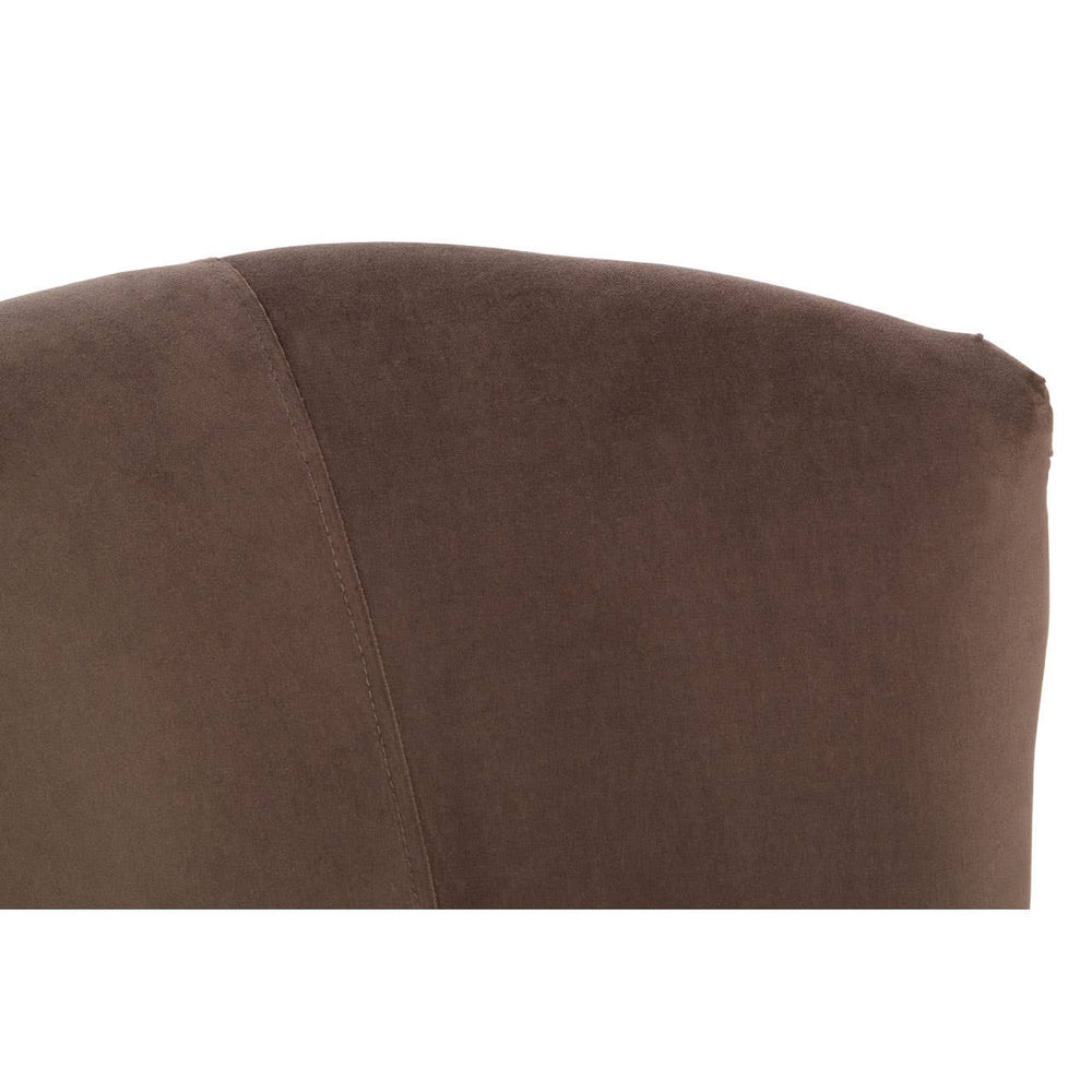 Plush Wingback Velvet Armchair