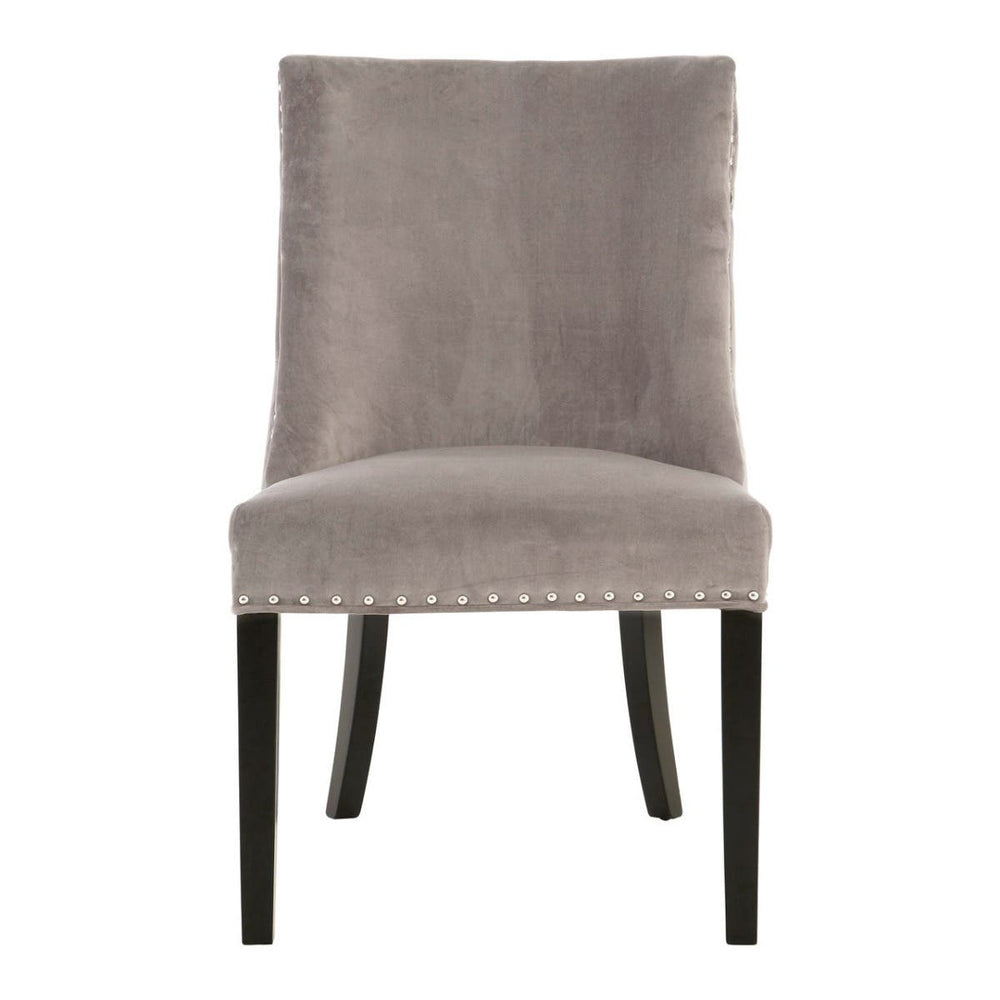 Curved Velvet Dining Chair