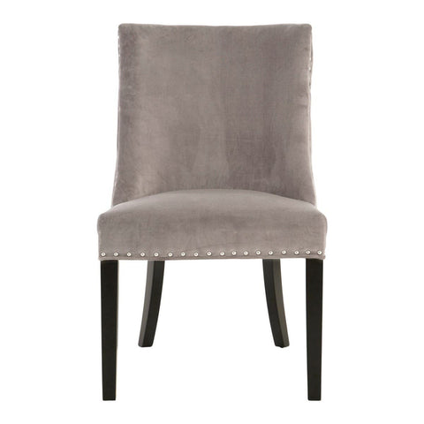 Curved Velvet Dining Chair