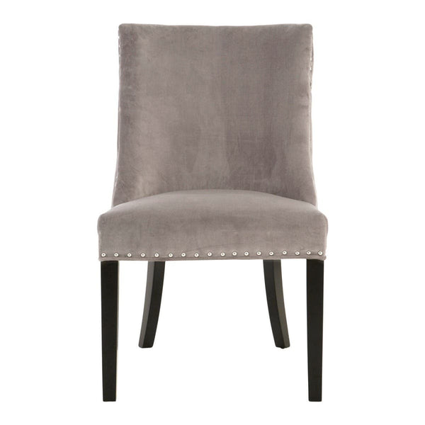 Curved Velvet Dining Chair
