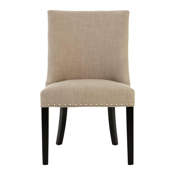Regents Park Natural Linen With Curly Back Dining Chair