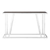 Sleek Silver & Black Console
