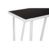 Sleek Silver & Black Console