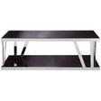 Sleek Silver Coffee Table