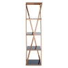 Twist Rose Gold Glass Shelf
