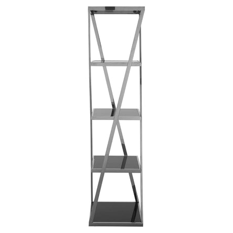 Angular Twist Glass Shelf