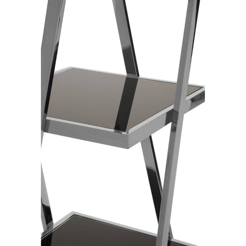 Angular Twist Glass Shelf