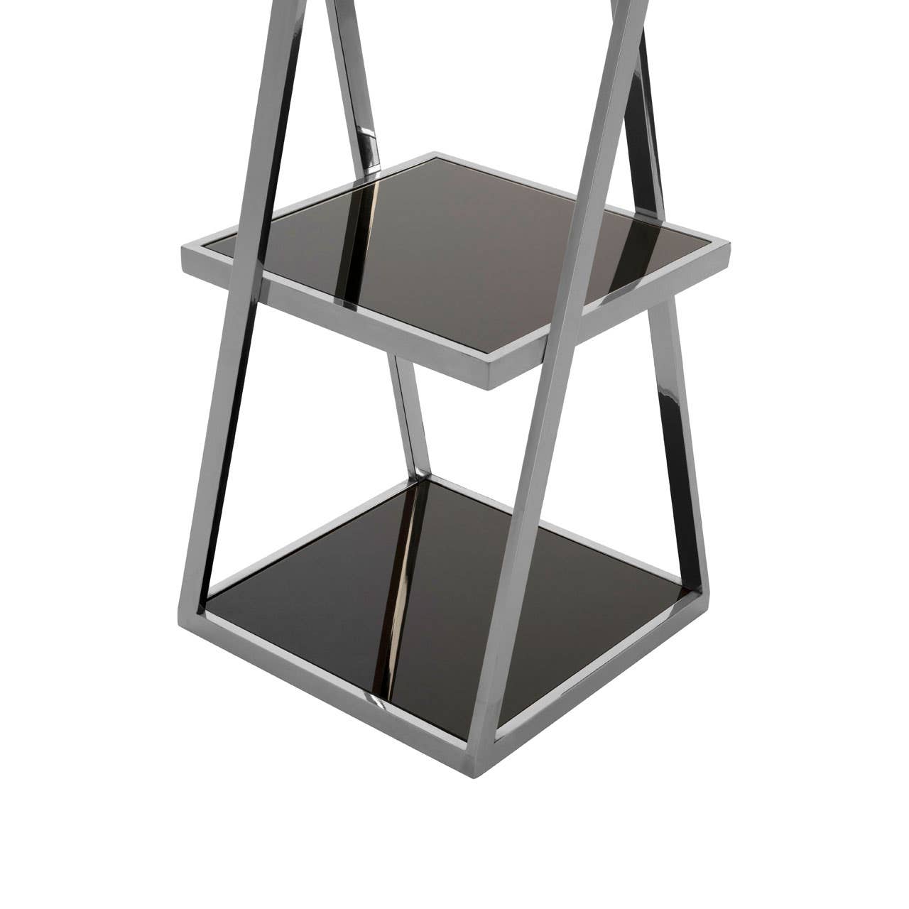 Angular Twist Glass Shelf