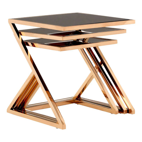 Ackley Rose Gold Nesting Tables