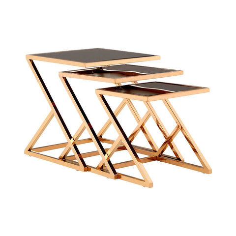 Ackley Rose Gold Nesting Tables