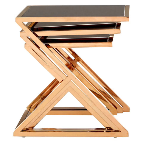 Ackley Rose Gold Nesting Tables