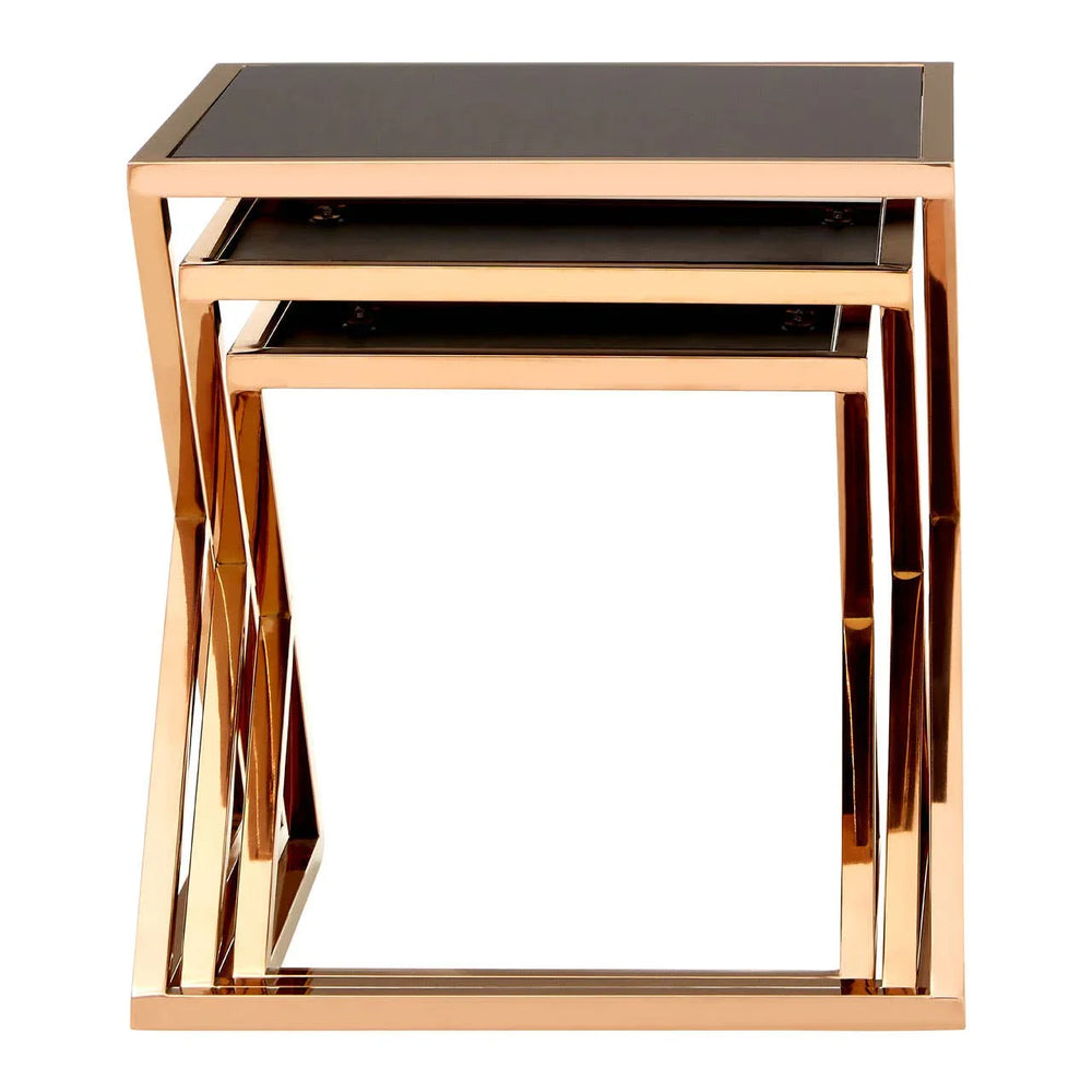 Ackley Rose Gold Nesting Tables