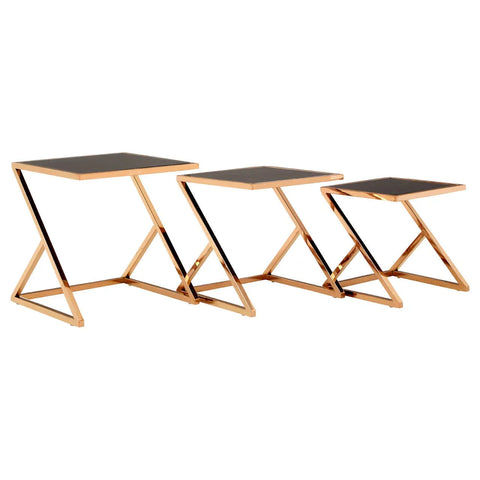 Ackley Rose Gold Nesting Tables