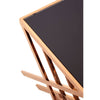 Rose Gold Glass Nesting Tables