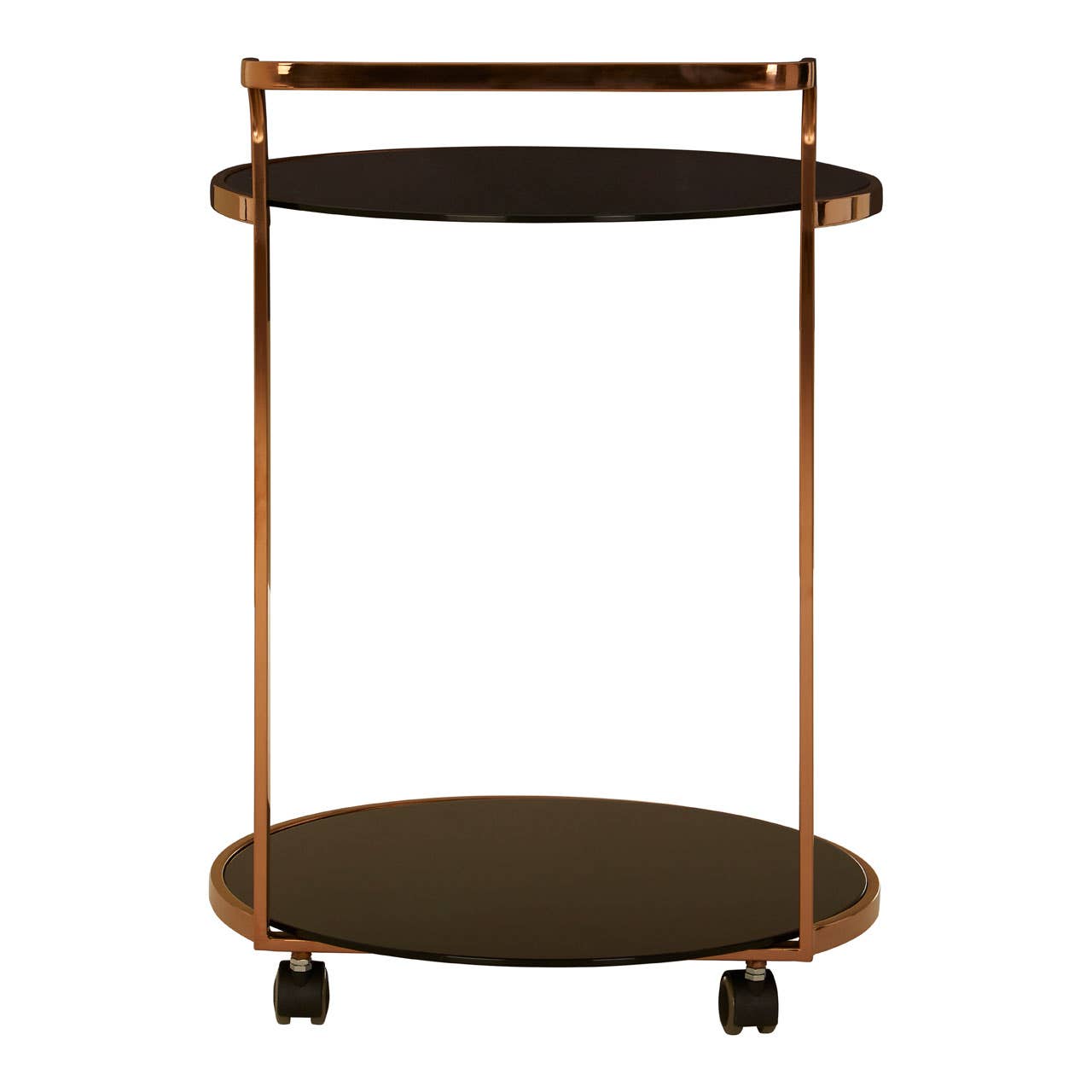 Modern Rose Gold Drinks Cart