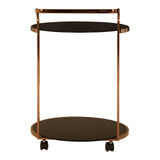 Modern Rose Gold Drinks Cart