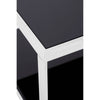 Chic Silver Glass Coffee Table