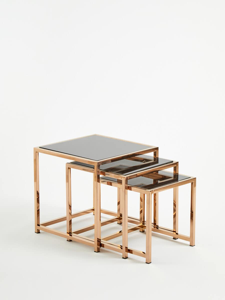 Glam Gold Nesting Table Set